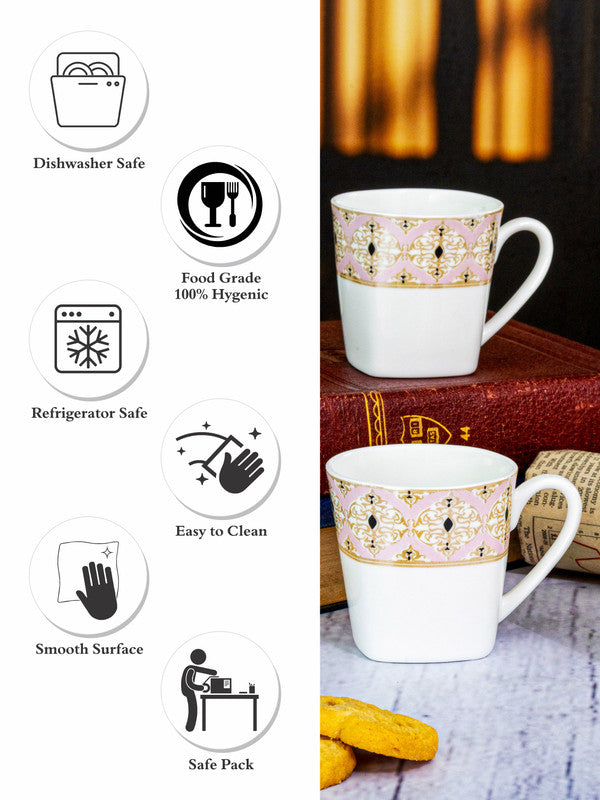 Bone China Tea/Coffee Mug Set of 6pcs
