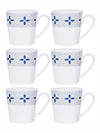 Bone China Tea/Coffee Mug Set of 6pcs