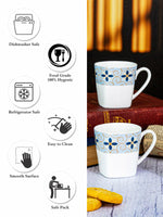 Bone China Tea/Coffee Mug Set of 6pcs