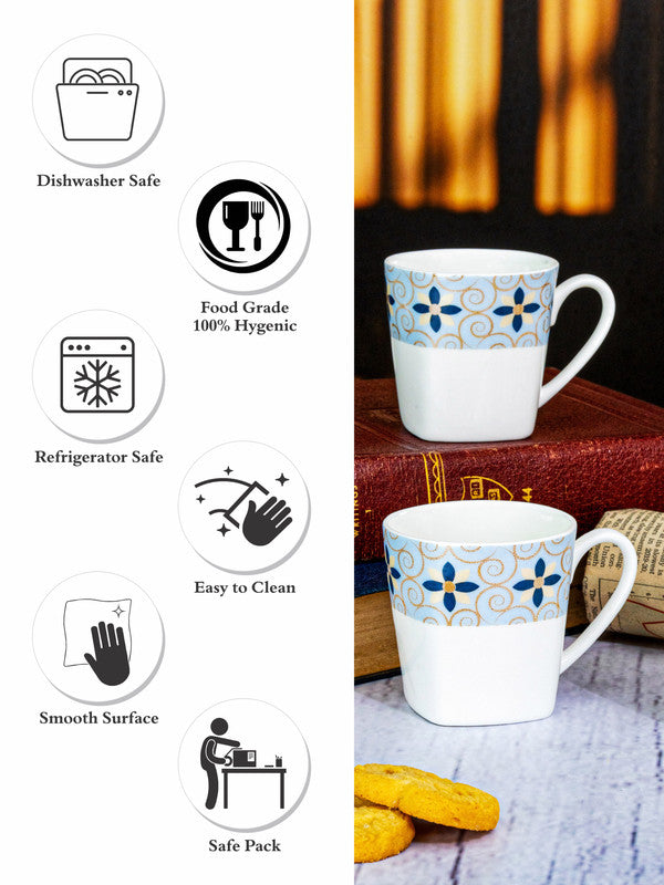 Bone China Tea/Coffee Mug Set of 6pcs