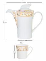 Bone China Tea/Coffee Set of 7pcs