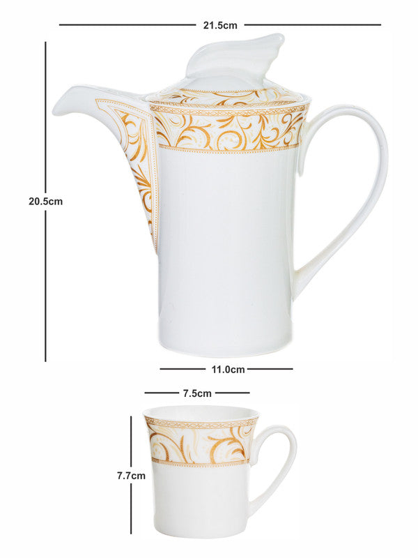 Bone China Tea/Coffee Set of 7pcs