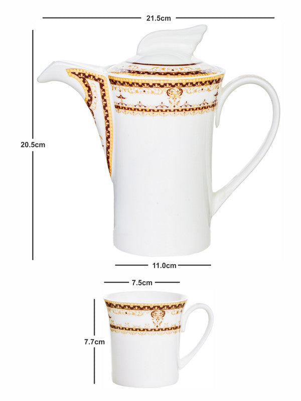Bone China Tea/Coffee Set of 7pcs