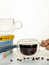 Double Wall Glass Tea/Coffee Mug Set of 2pcs