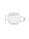 Double Wall Glass Tea/Coffee Mug Set of 2pcs