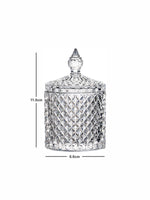 Glass Storage Jar Set of 4pcs with Lid