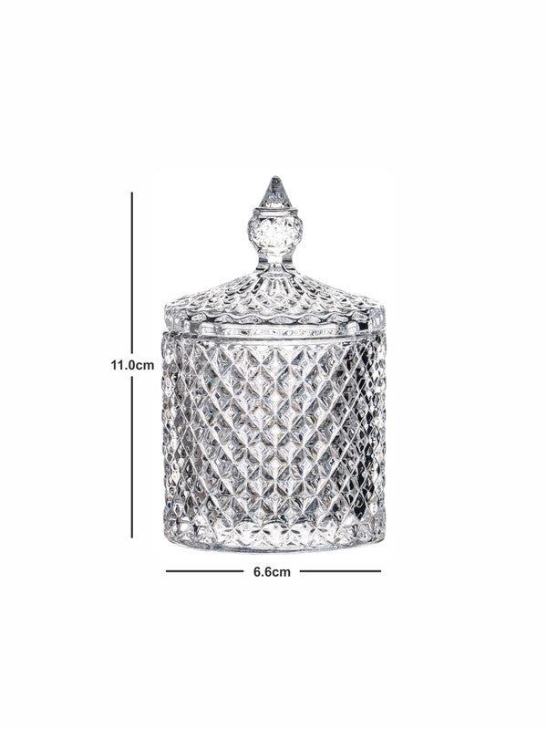 Glass Storage Jar Set of 4pcs with Lid