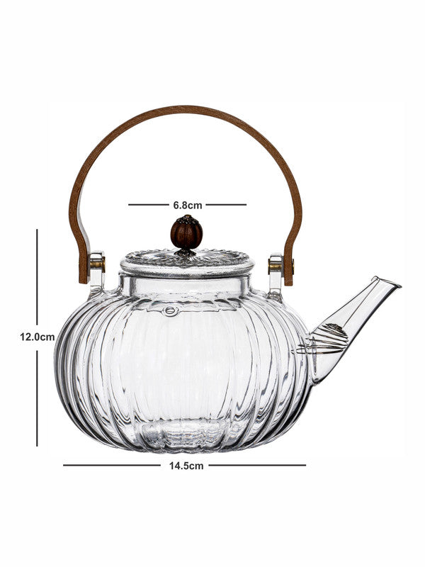 Glass Tea/Coffee Kettle with Lid