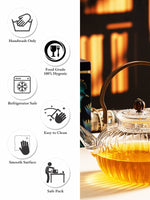 Glass Tea/Coffee Kettle with Lid