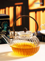 Glass Tea/Coffee Kettle with Lid