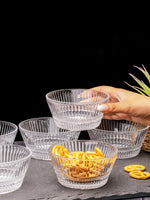Clear Glass Round Bowl Set of 6pcs