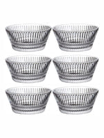 Clear Glass Round Bowl Set of 6pcs