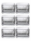 Clear Glass Square Bowl Set of 6pcs