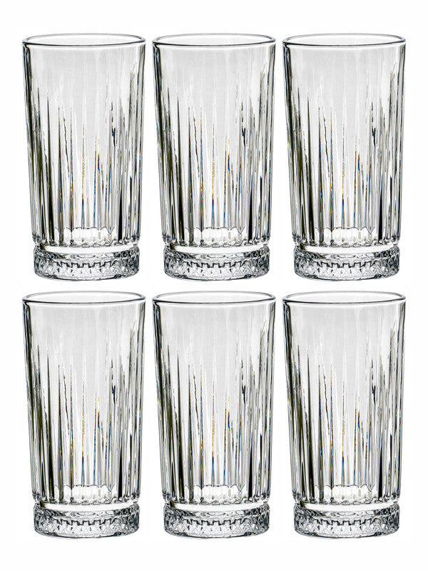 Clear Glass Tumbler Set of 6pcs