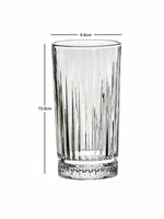 Clear Glass Tumbler Set of 6pcs
