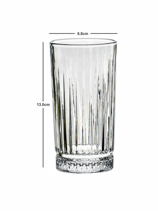 Clear Glass Tumbler Set of 6pcs