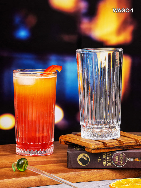 Clear Glass Tumbler Set of 6pcs