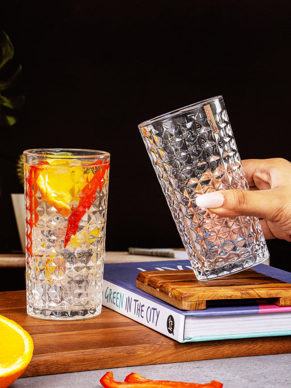 Clear Glass Tumbler Set of 6pcs