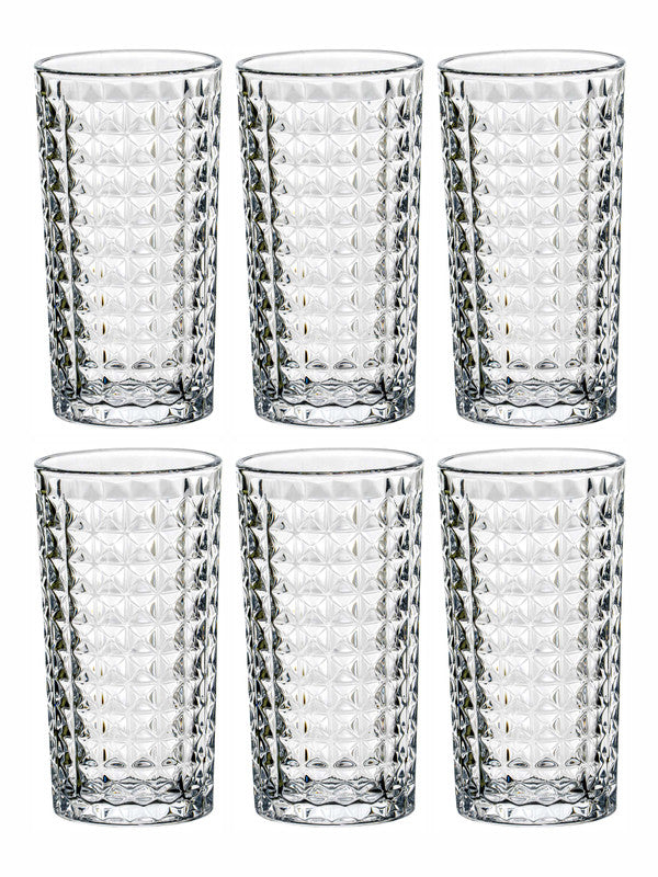 Clear Glass Tumbler Set of 6pcs