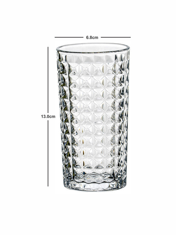 Clear Glass Tumbler Set of 6pcs