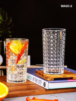 Clear Glass Tumbler Set of 6pcs