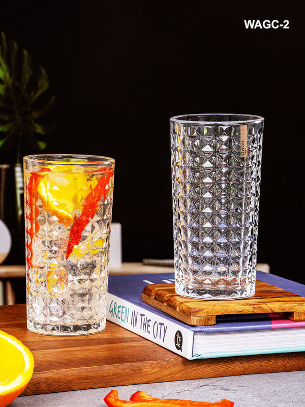 Clear Glass Tumbler Set of 6pcs