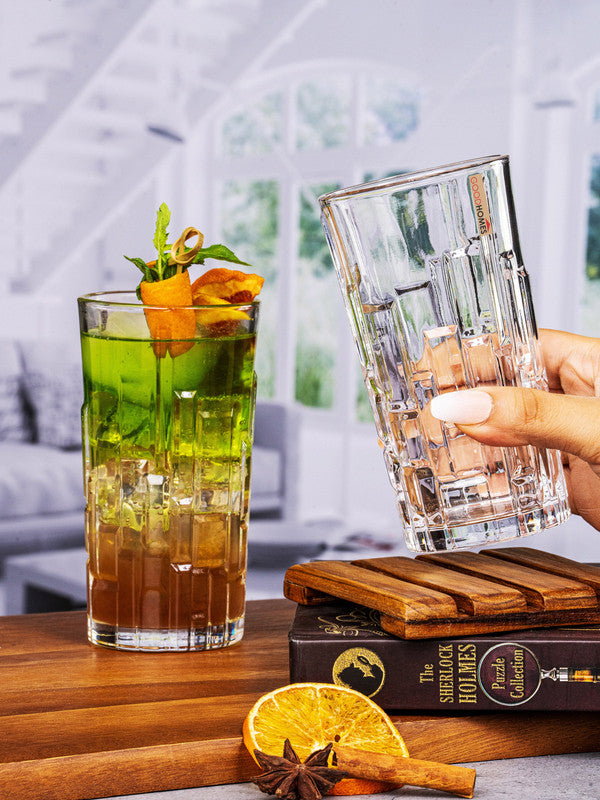 Clear Glass Tumbler Set of 6pcs
