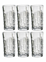 Clear Glass Tumbler Set of 6pcs