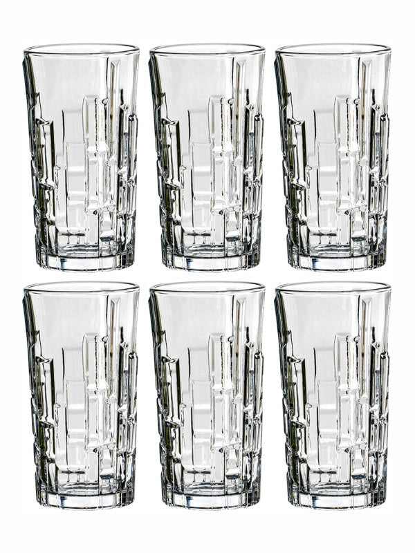Clear Glass Tumbler Set of 6pcs