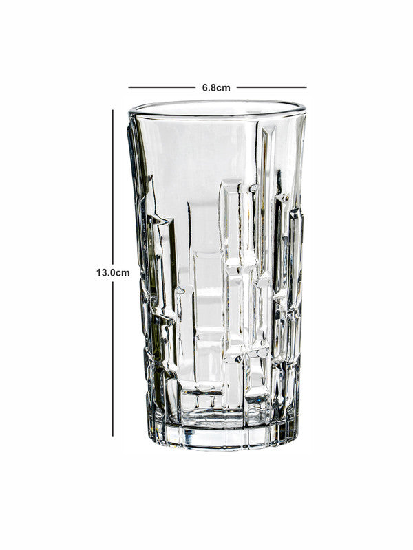 Clear Glass Tumbler Set of 6pcs