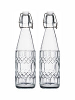 Glass Bottle Set of 2pcs