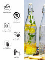 Glass Bottle Set of 2pcs