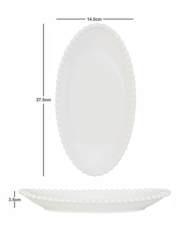 Ceramics Serving Platter Set of 2pcs