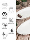 Ceramics Serving Platter Set of 2pcs