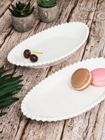 Ceramics Serving Platter Set of 2pcs