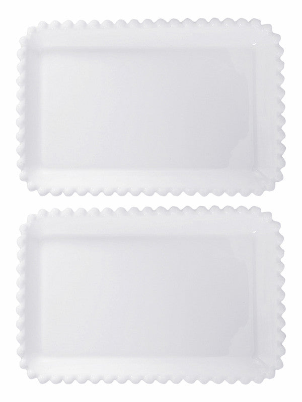 Porcelain Serving Tray (Set of 2 Pcs.)