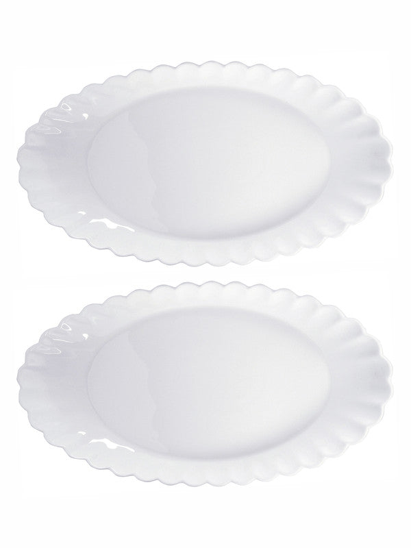 Porcelain Serving Tray (Set of 2 Pcs.)