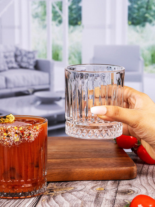 Clear Glass Tumbler Set of 6pcs