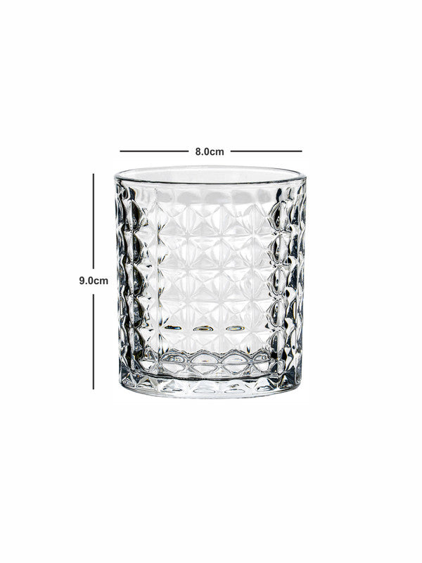 Clear Glass Tumbler Set of 6pcs