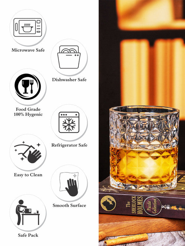 Clear Glass Tumbler Set of 6pcs