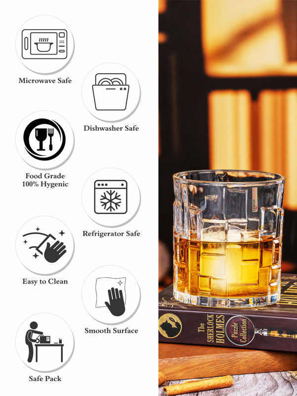 Clear Glass Tumbler Set of 6pcs
