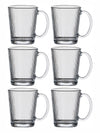Glass Tea/Coffee Mug Set of 6pcs