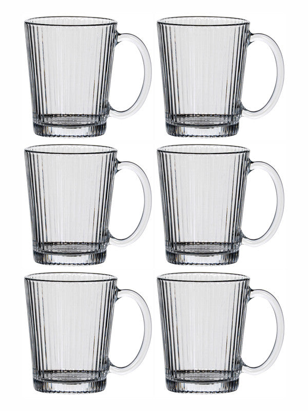 Glass Tea/Coffee Mug Set of 6pcs