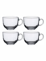 Glass Soup Mug Set of 4pcs