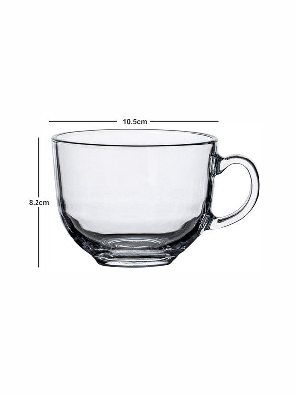 Glass Soup Mug Set of 4pcs