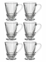 Tea/Coffee Glass Mug Set of 6pcs