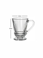 Tea/Coffee Glass Mug Set of 6pcs