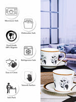 Bone China Tea/Coffee Cup Saucer Set of 12pcs