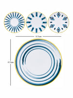 Bone China Serving Plate Set of 4pcs