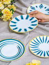 Bone China Serving Plate Set of 4pcs